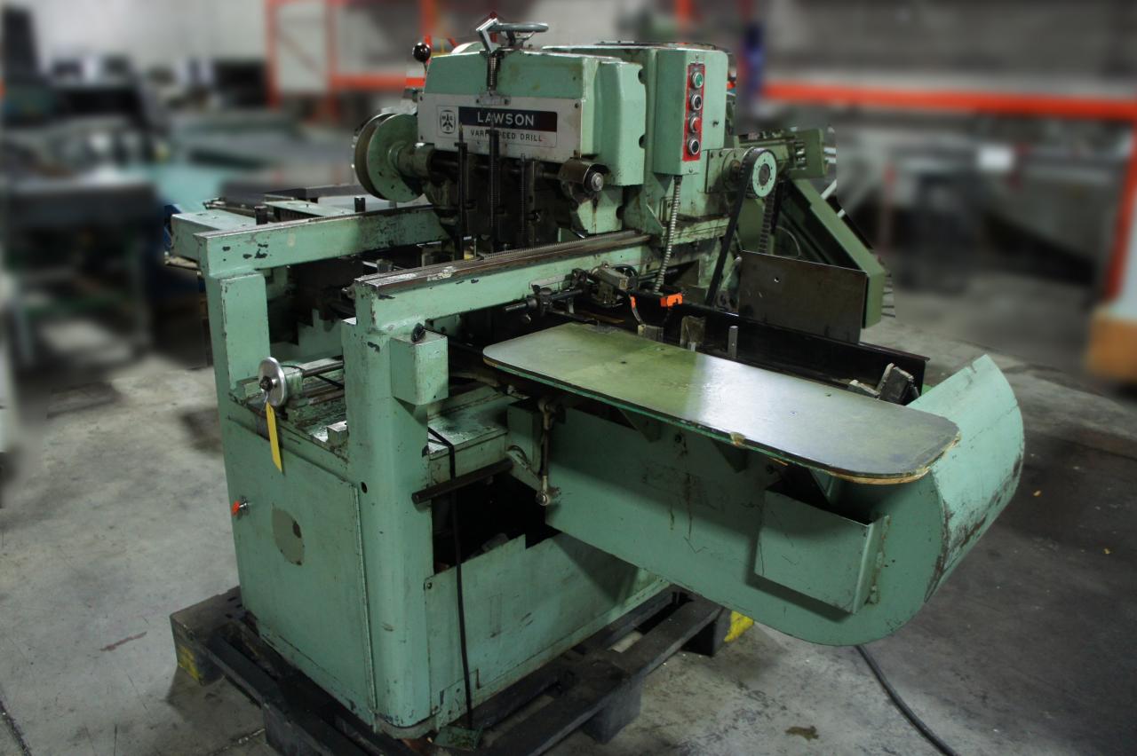 Lot 9 Lawson Auto Paper Drill 3 Drill Heads WireBids